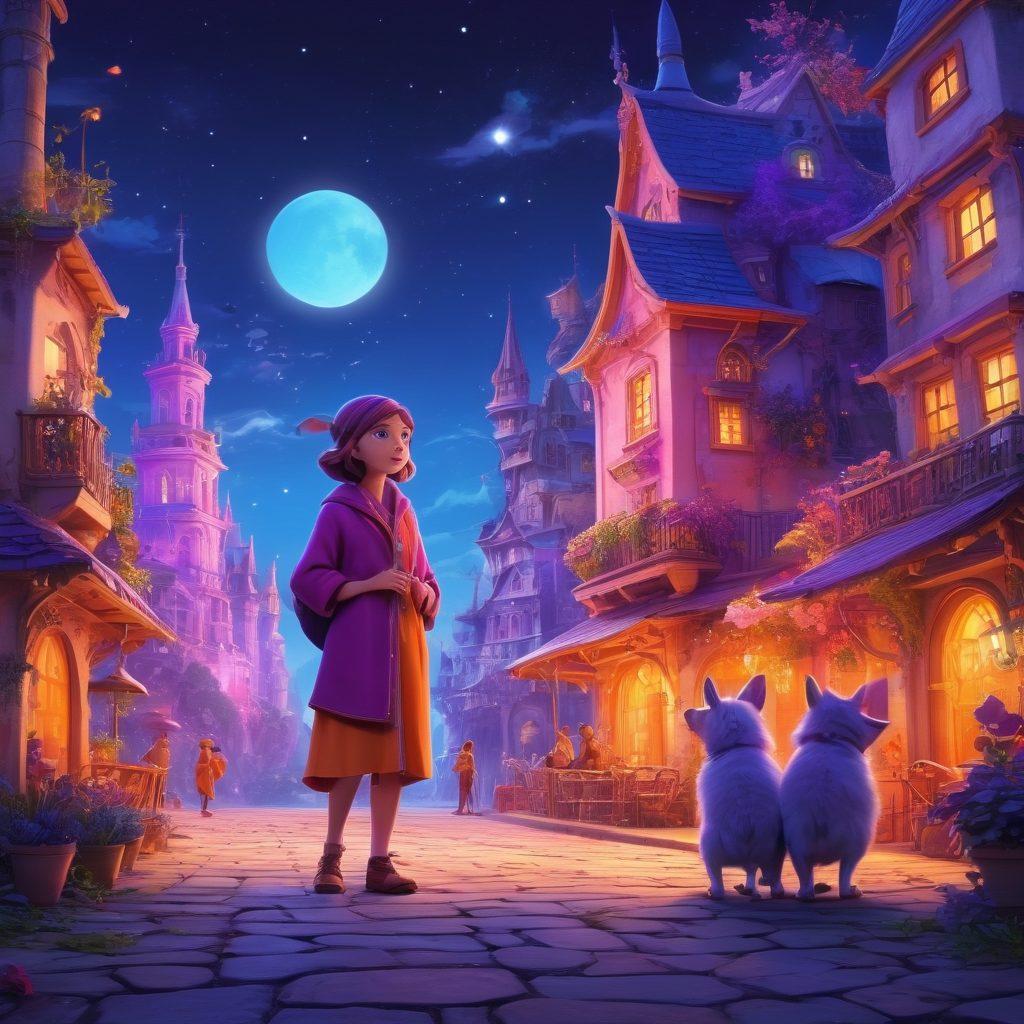 A captivating scene featuring a diverse group of animated characters in a vibrant, fantasy setting, showcasing their unique artistic styles and playful expressions. Incorporate elements of both humor and eroticism, reflecting the essence of adult animation culture. Add whimsical backgrounds that blend traditional Japanese art influences with modern aesthetics. Infuse the colors with deep shades and bright accents to create visual contrast. The overall atmosphere should be lively and engaging, inviting viewers into the world of adult animation. super-realistic. vibrant colors. dynamic composition.